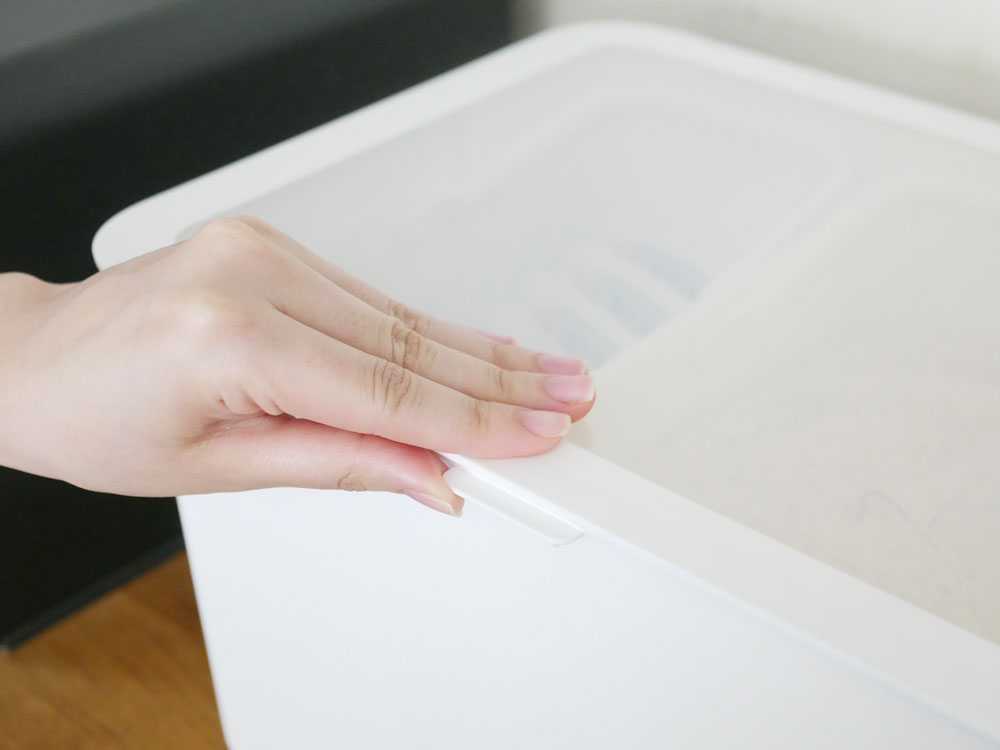 ライクイット フタ付きストックケース 米びつ