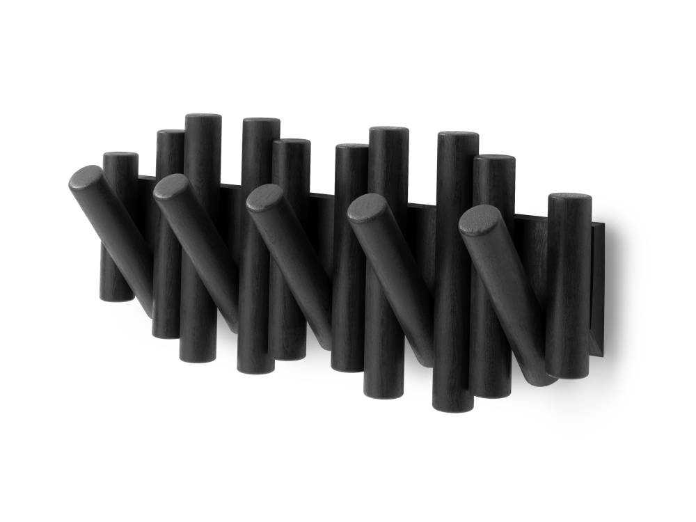 パイン材製ピケットフック5個セット