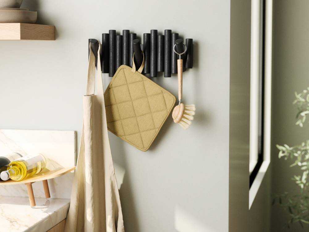 アンブラのパイン材ピケットフック