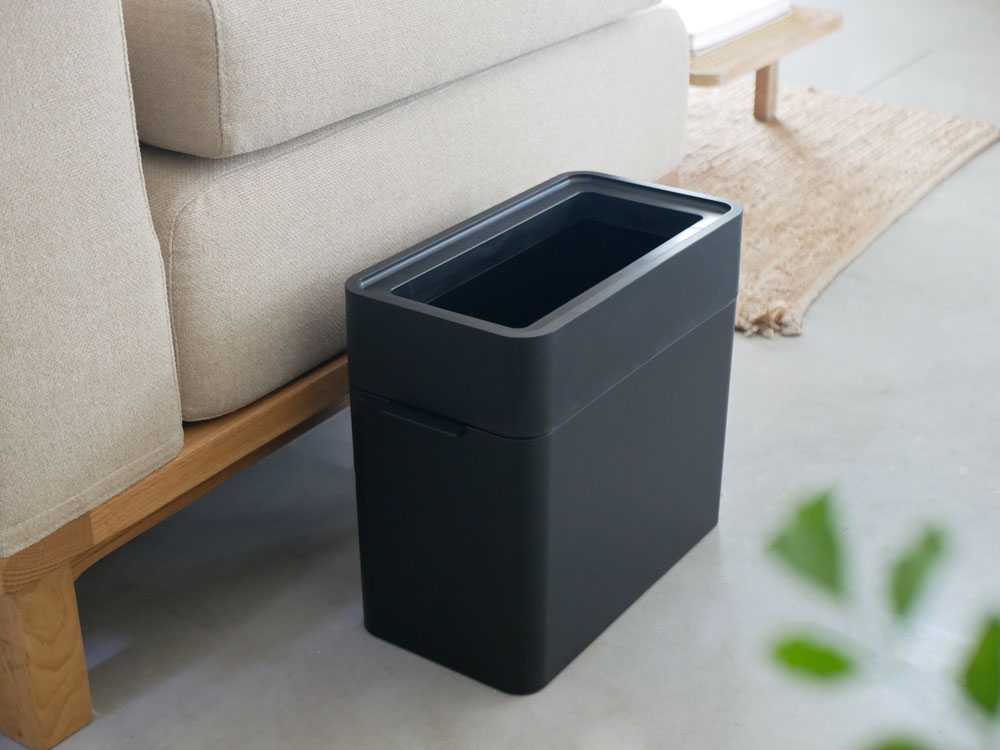 【like-it/ライクイット】中身が見えにくい蓋なしダストボックス