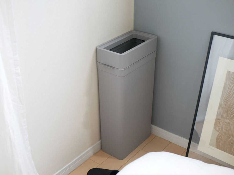 【like-it/ライクイット】中身が見えにくい蓋なしダストボックス