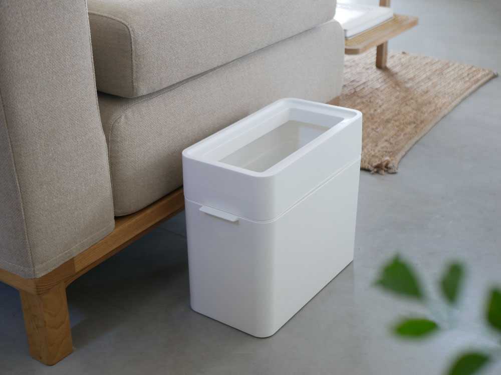 【like-it/ライクイット】中身が見えにくい蓋なしダストボックス