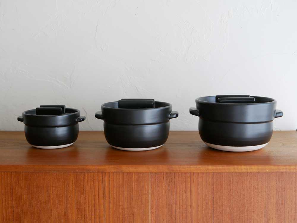 かもしか道具店の耐熱陶器ごはん鍋 3合
