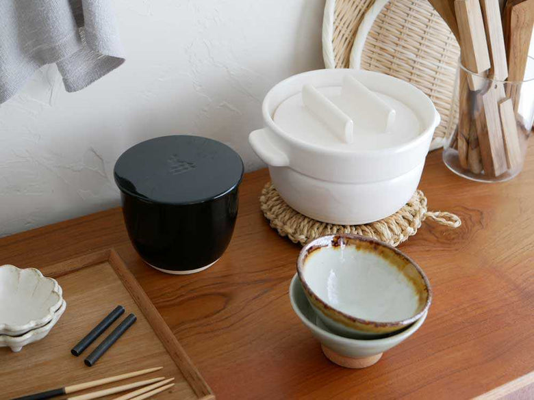 かもしか道具店の耐熱陶器製ごはんの鍋