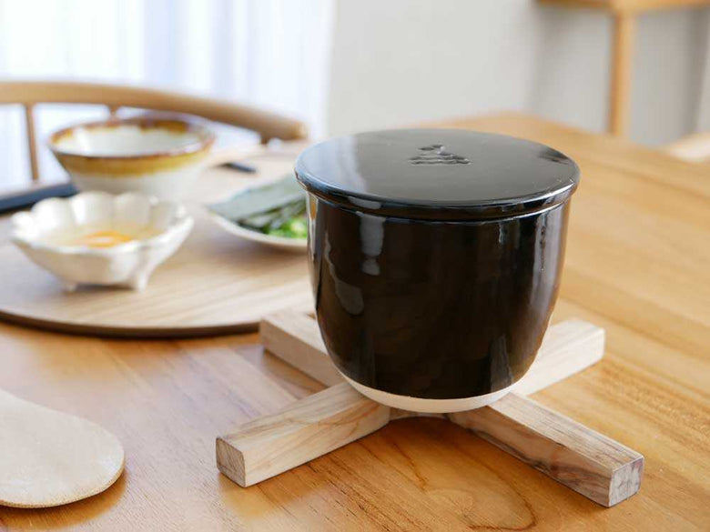 【かもしか道具店】陶の飯びつ