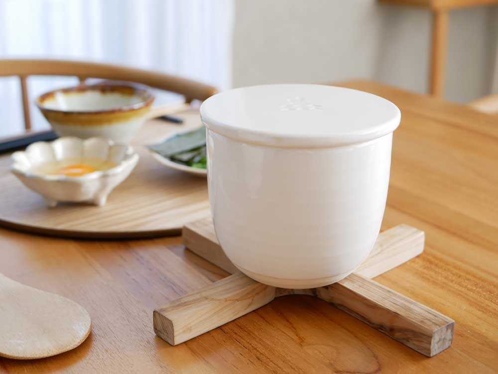 【かもしか道具店】陶の飯びつ