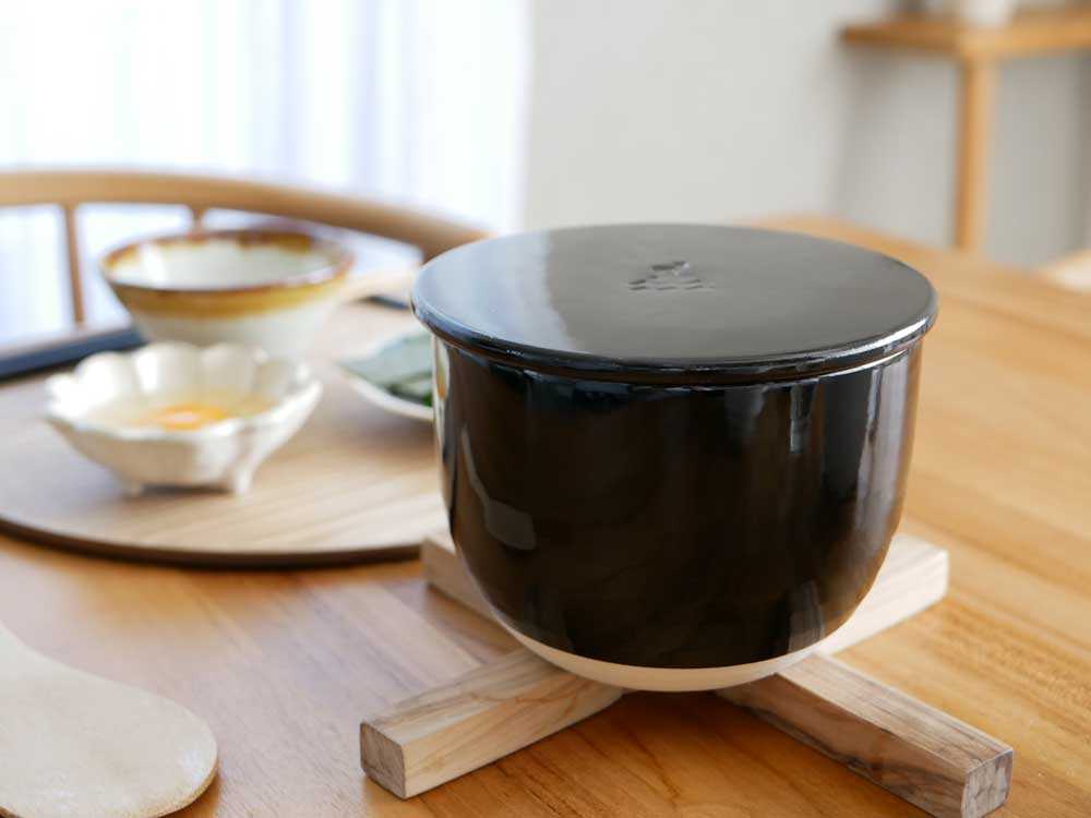 【かもしか道具店】陶の飯びつ