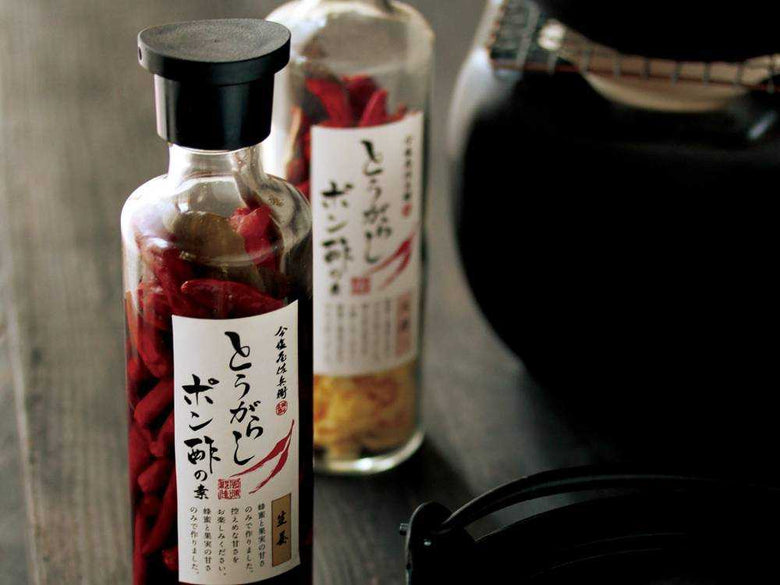 とうがらしポン酢の素の瓶