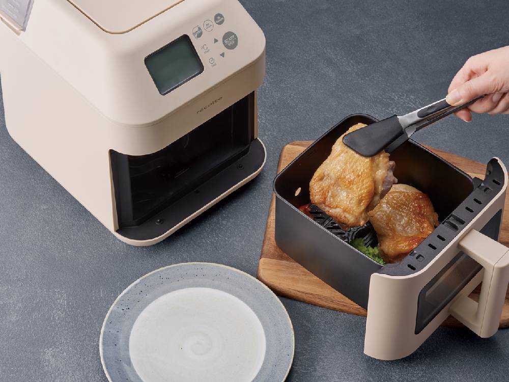 レコルト ハイスチームエアーオーブン クリームホワイト本体