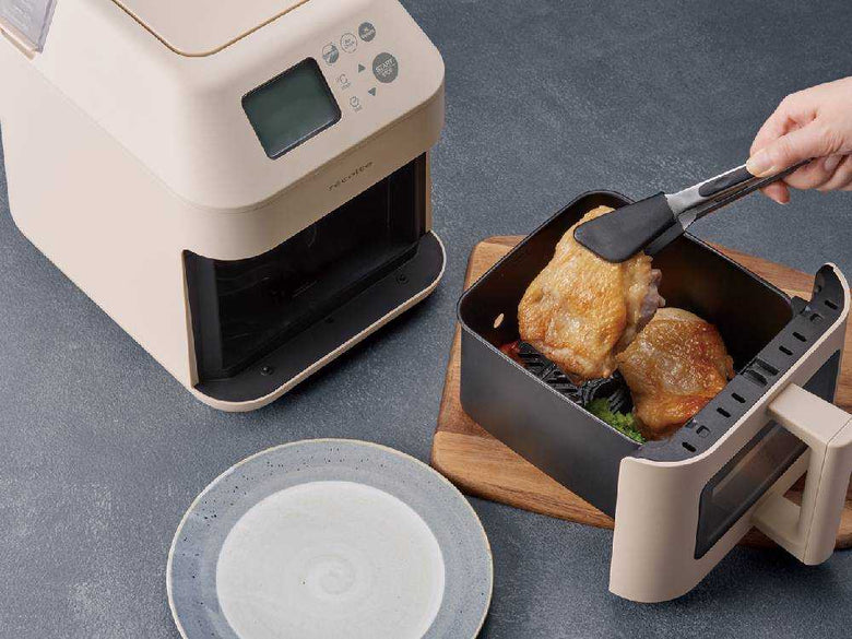 レコルト ハイスチームエアーオーブン クリームホワイト本体