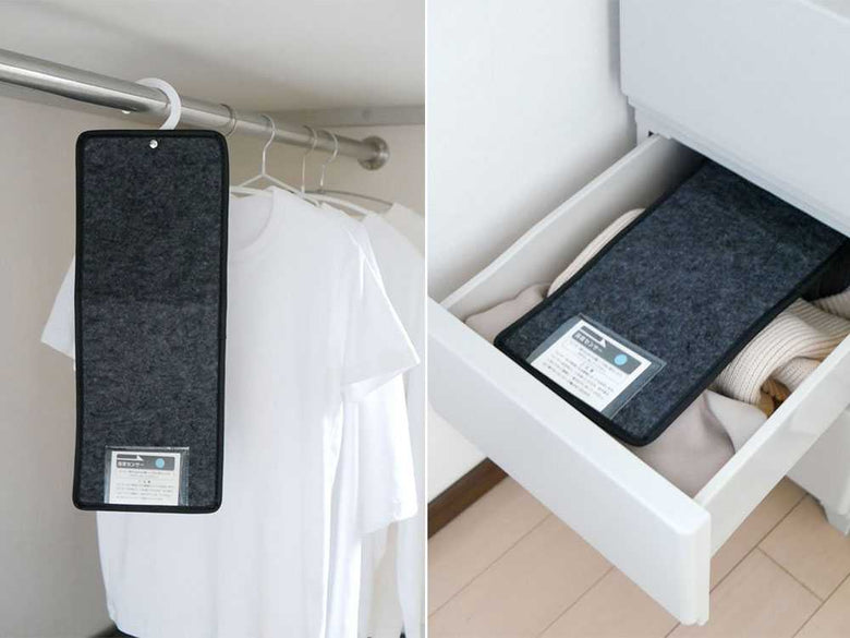 羽毛布団軽圧縮収納と除湿消臭シートのセット