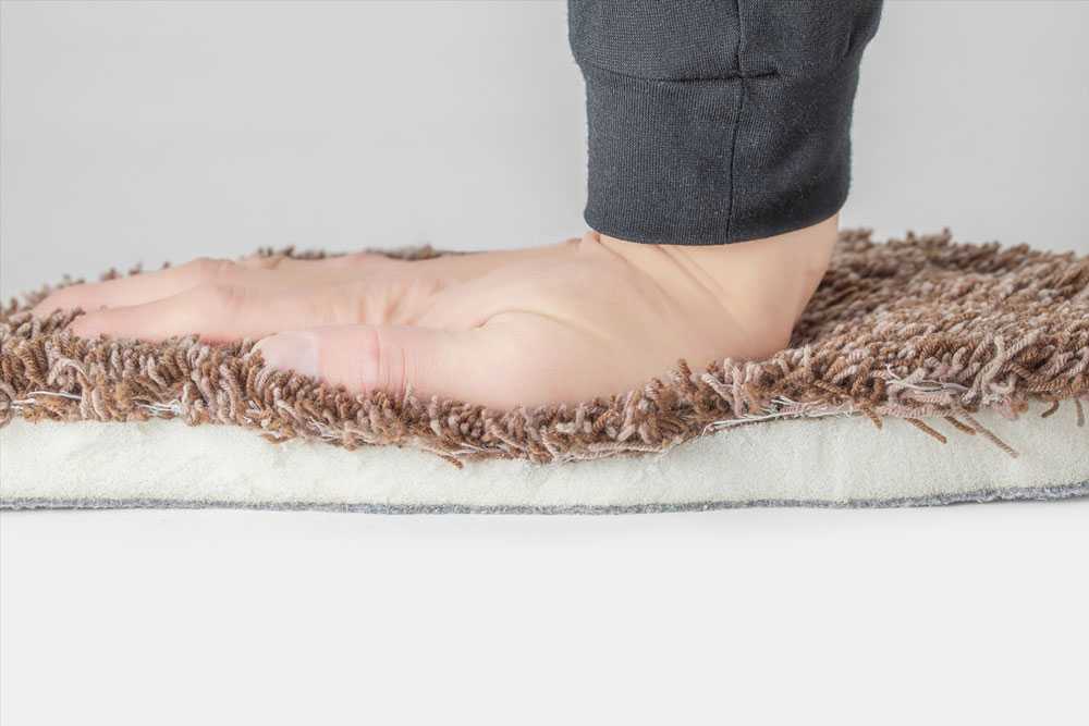 洗える低反発シャギーチェアパッドの製品画像