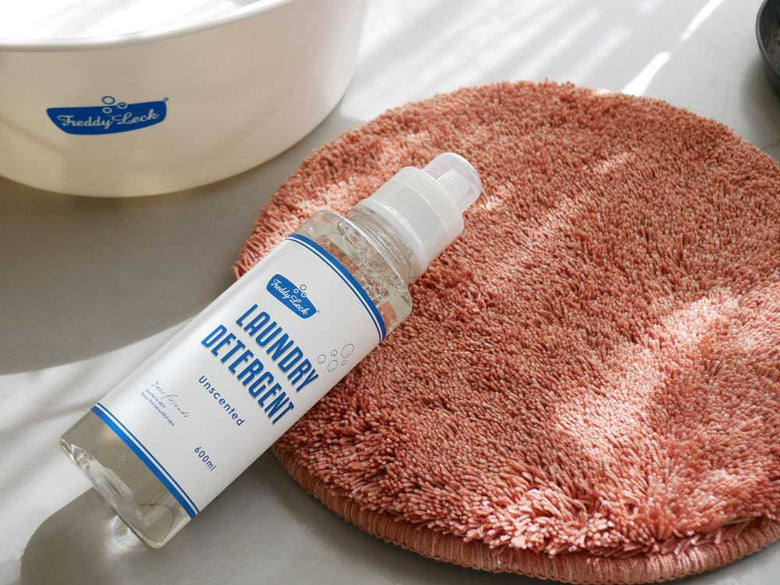 アンドエヌイーのカフェブラウン低反発シャギーチェアパッド