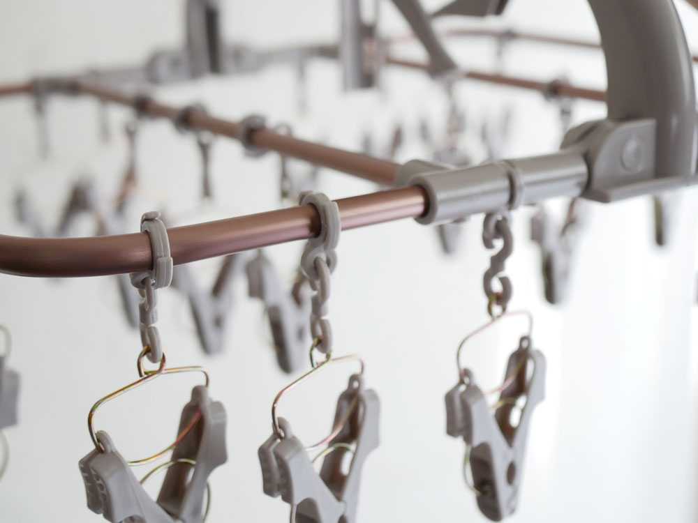 FUJIEIの秒速取り込みアルミハンガー