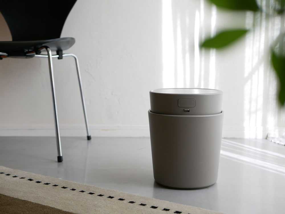 スチーム式加湿器 H220とシリンダー型観葉植物