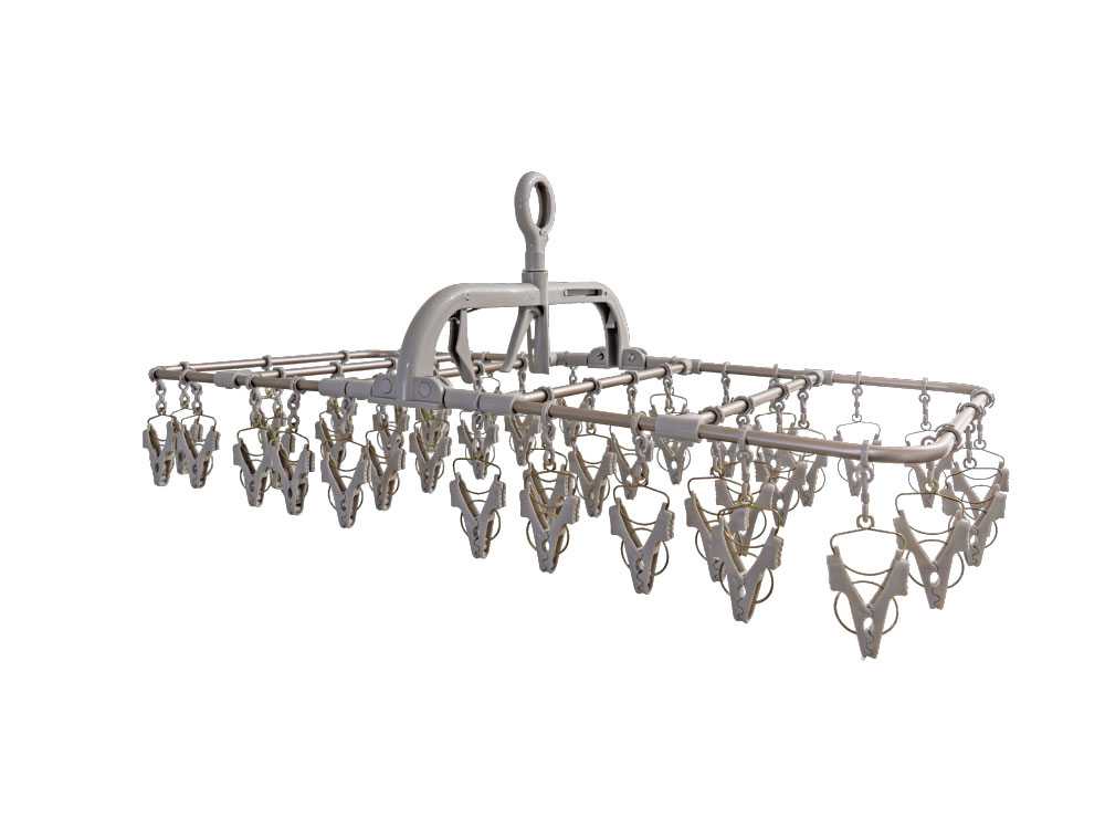 【FUJIEI/フジエイ】秒速取り込みアルミハンガー