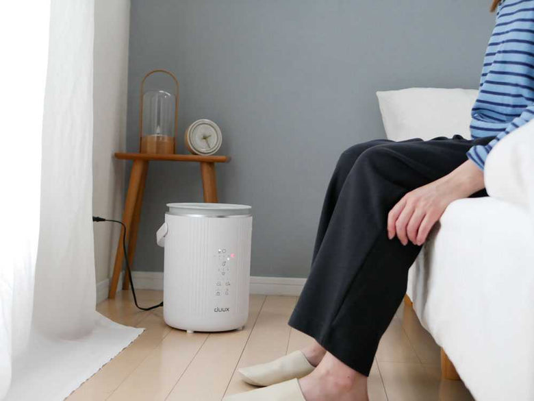 お手入れ簡単なデュクス Dawnスチーム加湿器