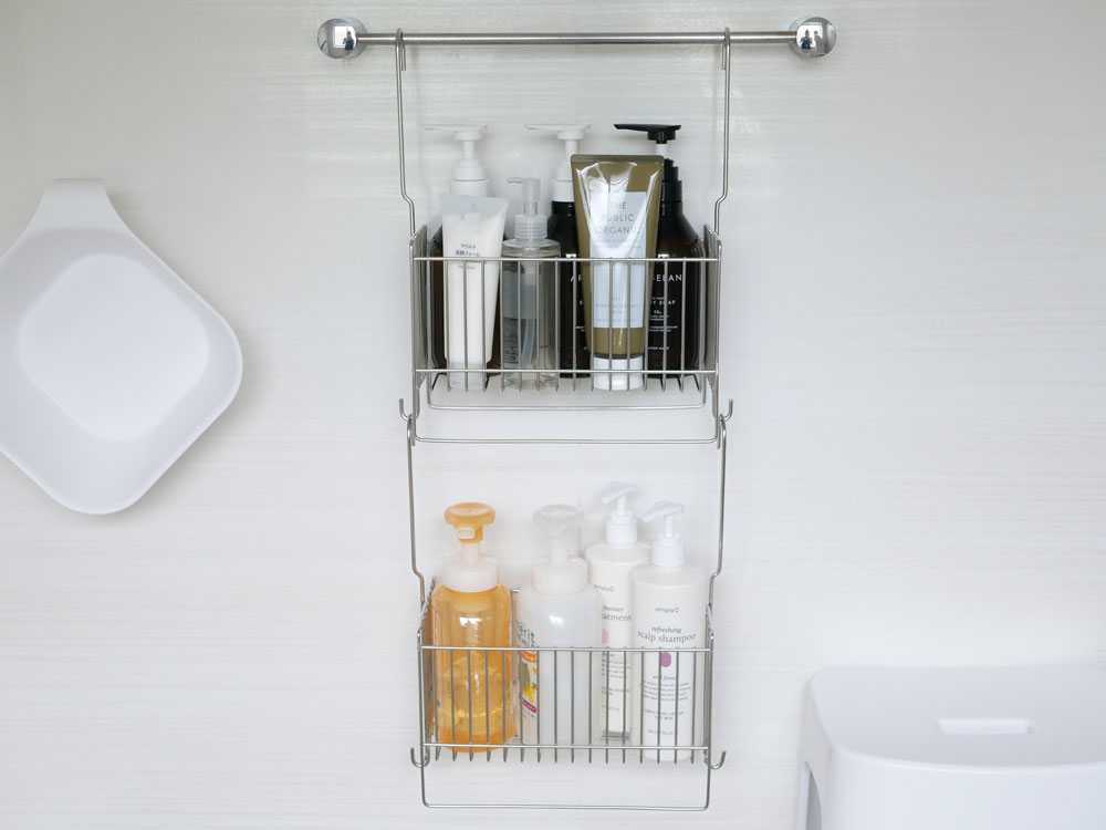 【Hinata Life】連結もできる引っかけお風呂バスケット