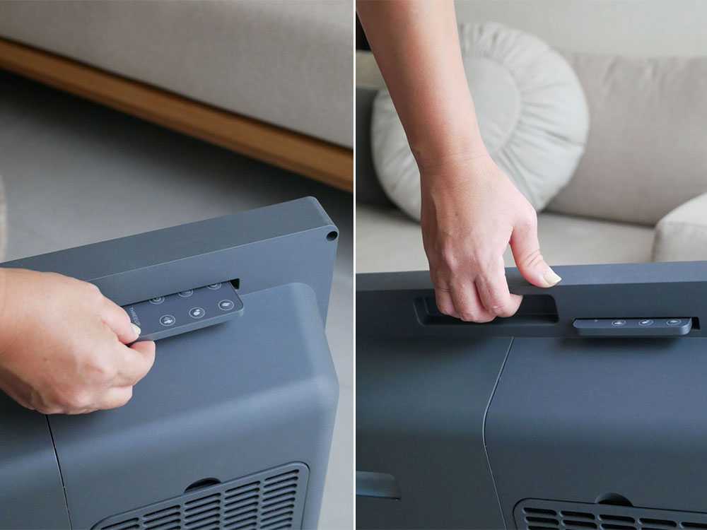 スリーアップ加湿セラミックヒーターと子供