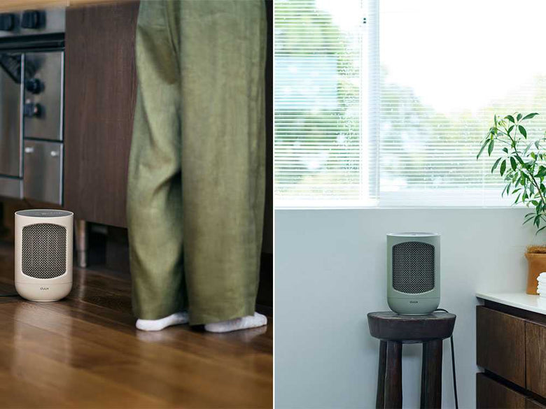 デュクスのコンパクト即暖ミニヒーターzone