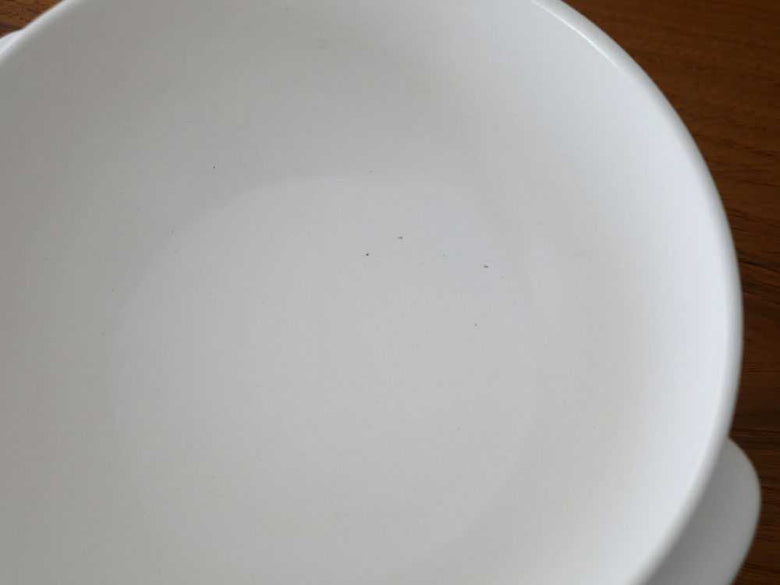 仮【かもしか道具店】直火用白セラミックラーメン鍋