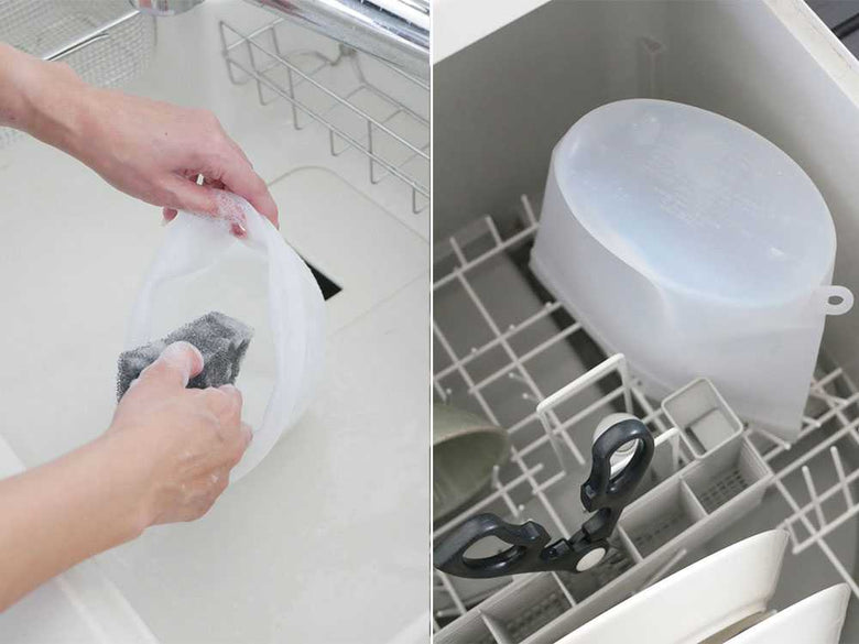 【コジット】大きくひらくシリコンクックバッグ / 2個組の仕様シーン8