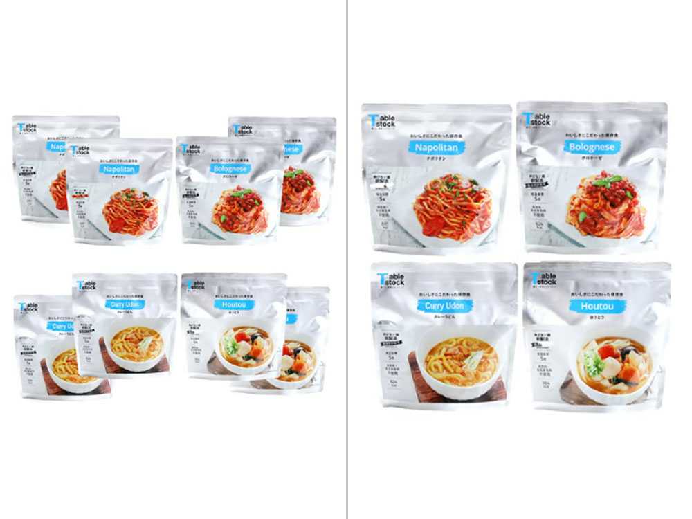 【Table Stock/テーブルストック】 おいしさにこだわった保存食 / 4種×各1PCSの仕様シーン4