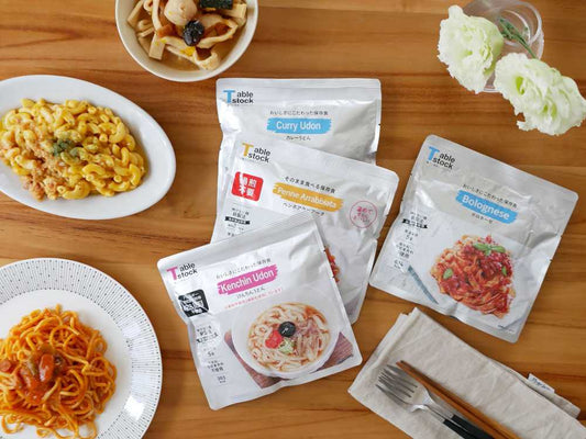 【Table Stock/テーブルストック】 おいしさにこだわった保存食 / 4種×各1PCSの仕様シーン1