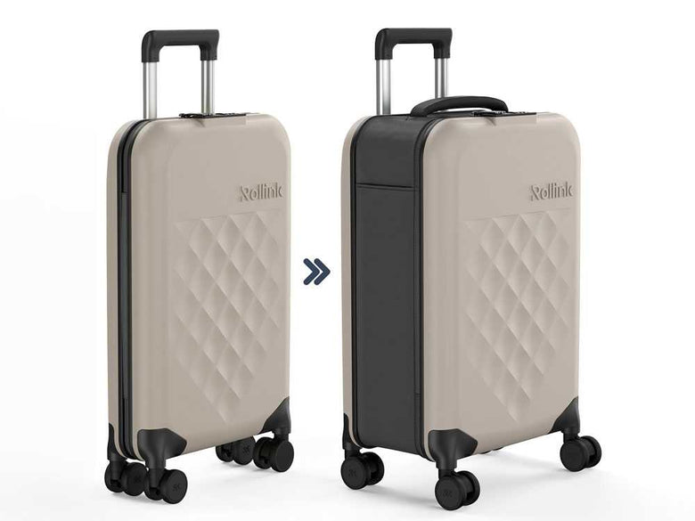 【Rollink/ローリンク】折りたためる軽量4輪スーツケース 《スリッパ付き - HinataLife特別セット》の仕様シーン11