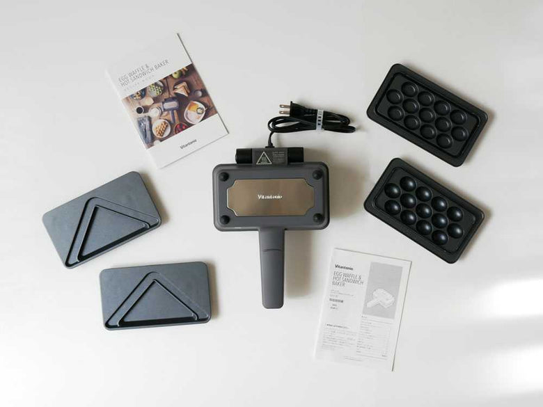 【Vitantonio/ビタントニオ】エッグワッフル＆ホットサンドベーカー