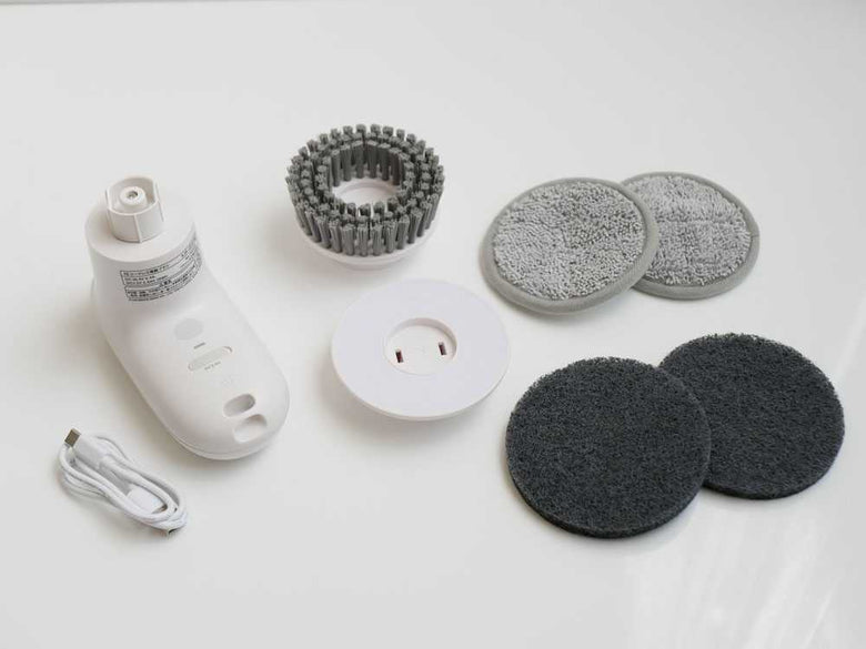 【±0/プラスマイナスゼロ】激落ちくん　コードレス電動ブラシ