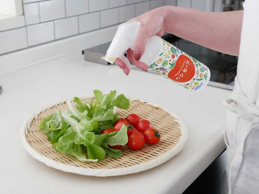 ベジセーフ 野菜あらいの水400ml×3本の仕様シーン2