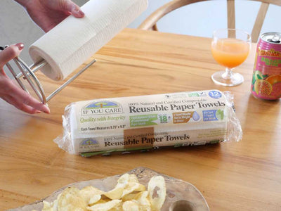 【if you care/イフユーケア】100%ナチュラル高吸水リユーザブルペーパータオル