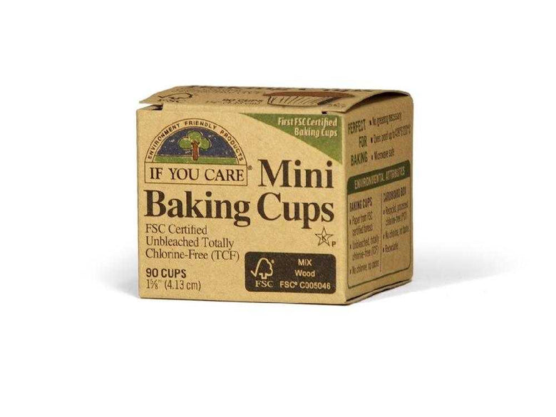 【if you care/イフユーケア】FSC＆コンポスト認証 ラージベイキングカップ（60枚入り)・ ミニベイキングカップ（90枚入り)