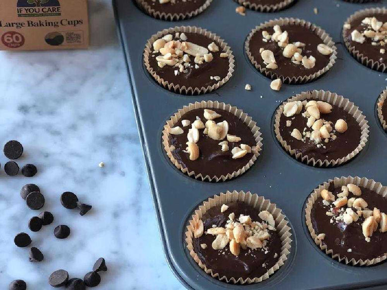 【if you care/イフユーケア】FSC＆コンポスト認証 ラージベイキングカップ（60枚入り)・ ミニベイキングカップ（90枚入り)