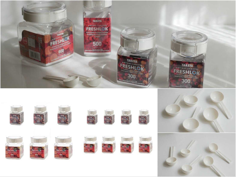 キッチンが整う引き出し収納容器 フレッシュロック 保存容器6個セット / 300ml×3、800ml×3の仕様シーン7