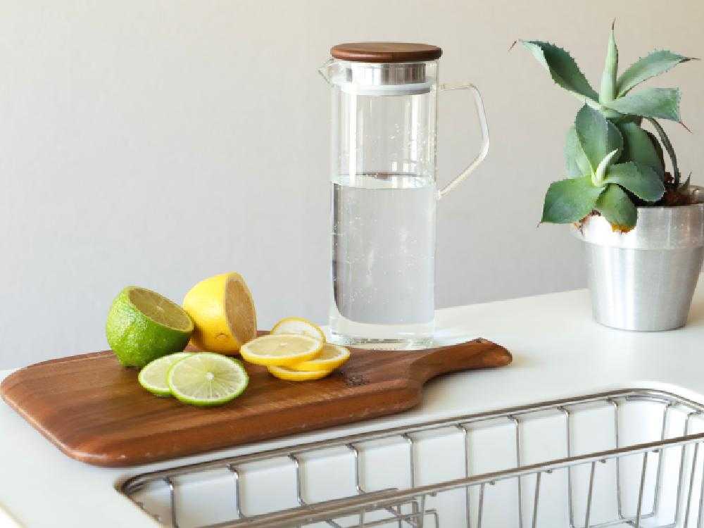 【adepeche/アデペシュ】ガラスのジャグ　noon collection