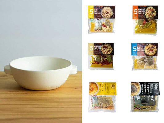 【ドライミールキット】 簡単パスタ＆ラーメンお試し6点セットの仕様シーン1