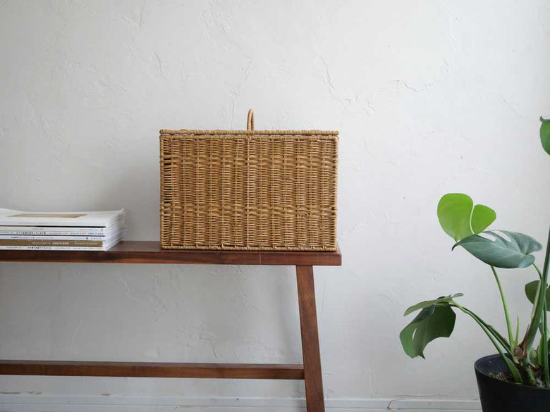 【Creer/クレエ】ユティルナイール　ハンドル付ペーパーボックス