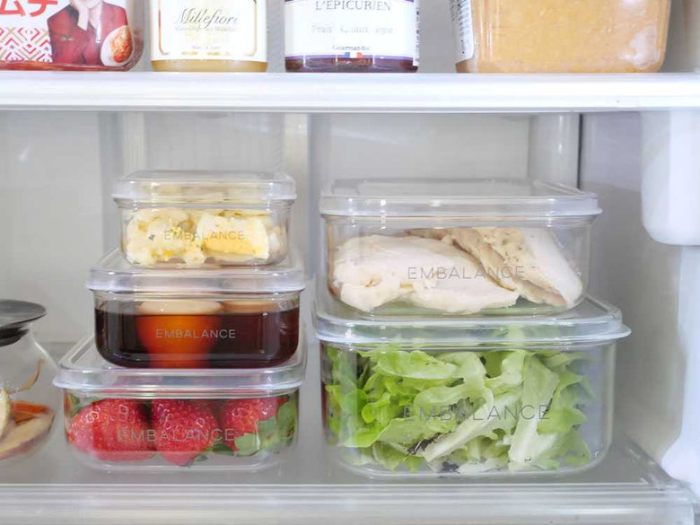 【EMBALANCE/エンバランス】食材を美味しく保つ保存容器  Hinatalife特別セット / コンテナ2点＆ジッパーバッグセットの仕様シーン8