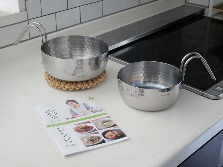 【彩式】持ちやすさにこだわった雪平鍋