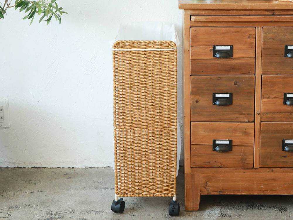 【Creer/クレエ】ユティルナイール キャスター付きダストワゴン