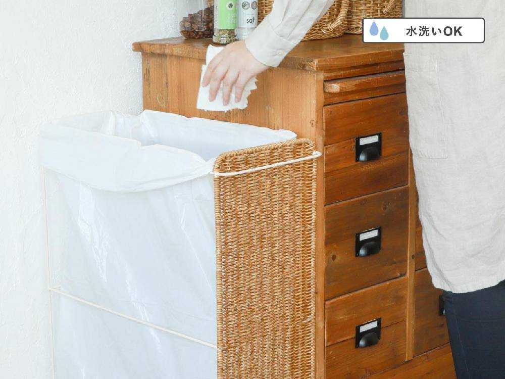 【Creer/クレエ】ユティルナイール キャスター付きダストワゴン