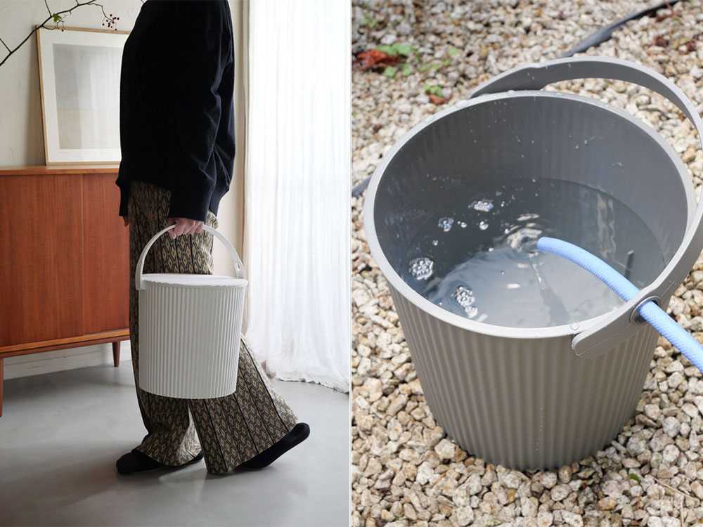 【八幡化成】座れる防災バケツセット オムニウッティ