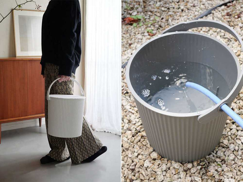 【八幡化成】座れる防災バケツセット オムニウッティ