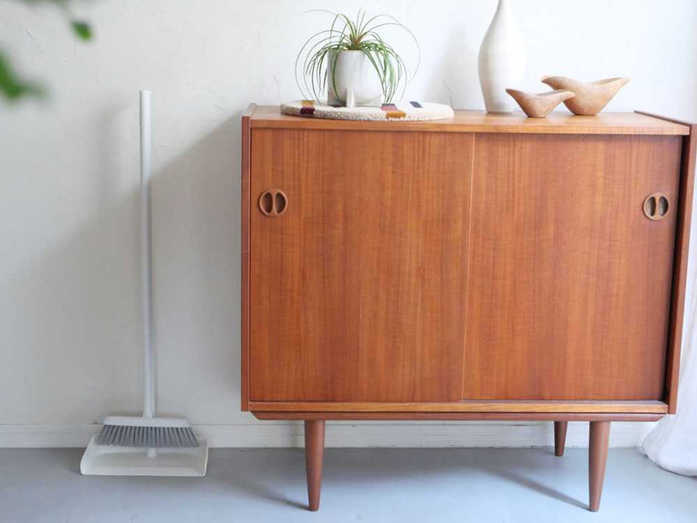 【marna/マーナ】スタンドほうきちりとり ホワイト《汚れからめ取りクロス2枚組付き - HinataLife特別セット》の仕様シーン7