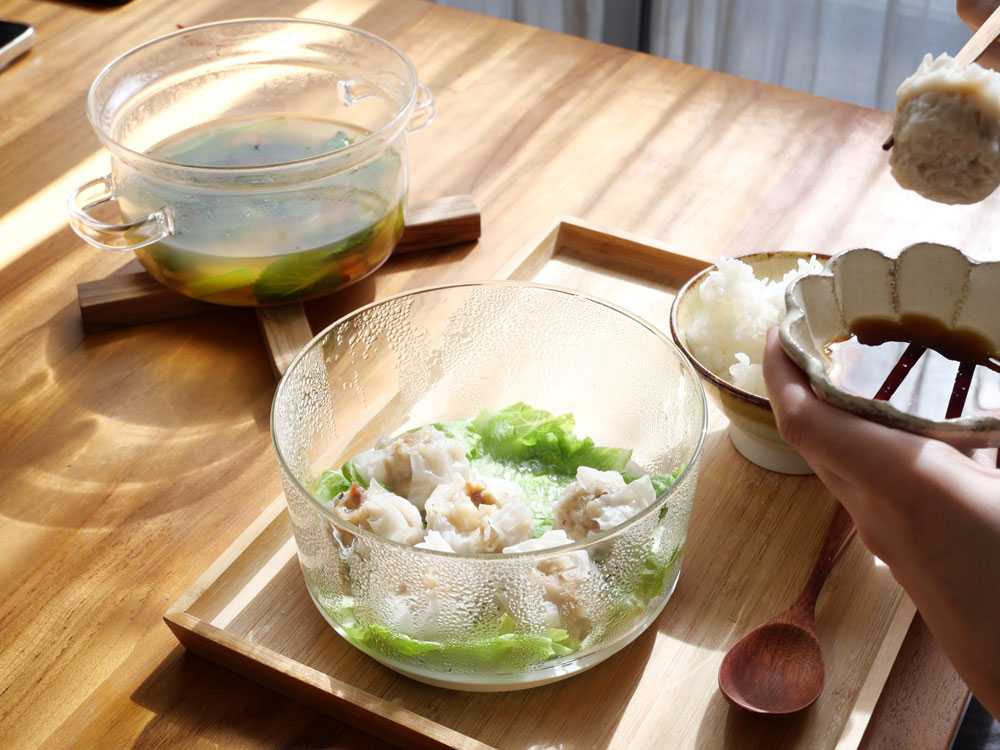 【HARIO/ハリオ】「ガラスのある生活」 ガラスのせいろ蒸し器