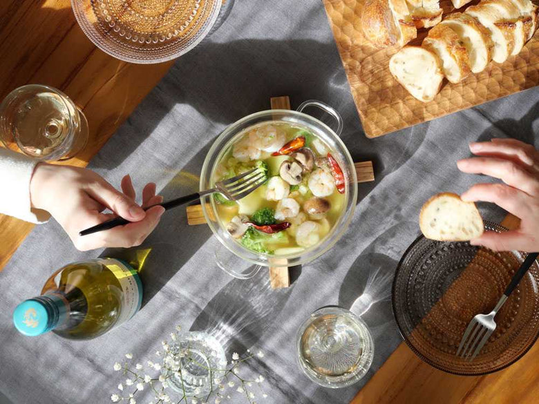 【HARIO/ハリオ】「ガラスのある生活」 ガラスのせいろ蒸し器