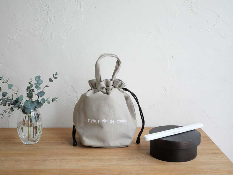 【style plein de couleur/スタイルプレンドゥクルール】保温保冷ランチ巾着バッグ