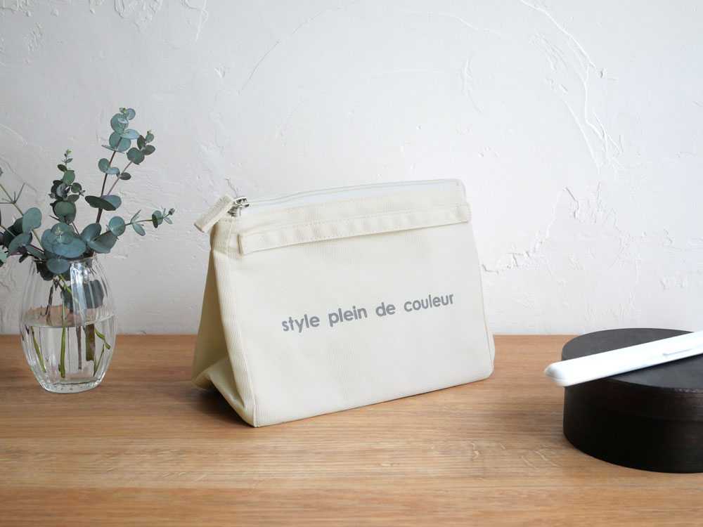 【style plein de couleur/スタイルプレンドゥクルール】スクエアおにぎりポーチ・スクエアポーチ